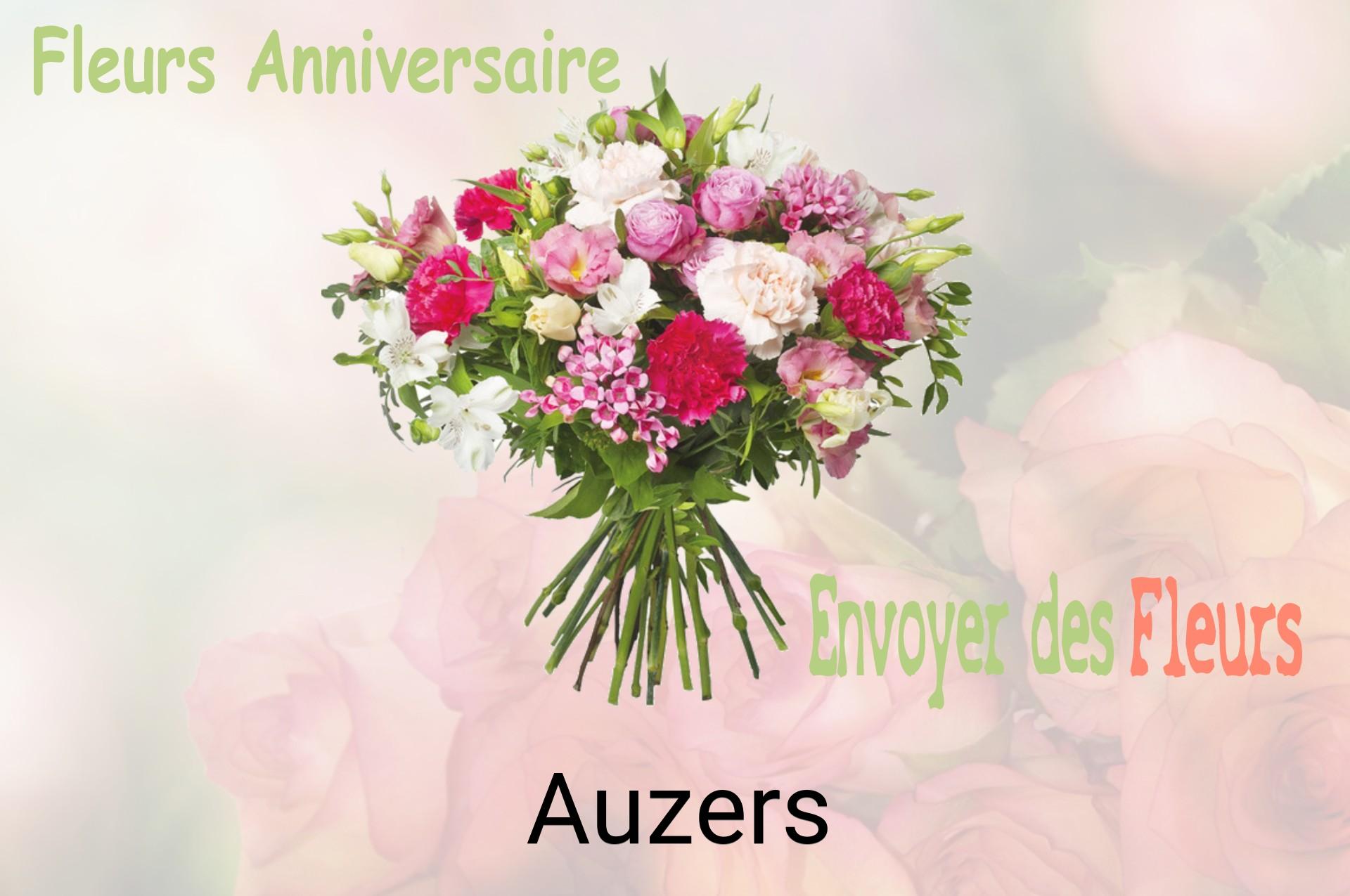 Bouquet de fleurs d’anniversaire livré à Auzers