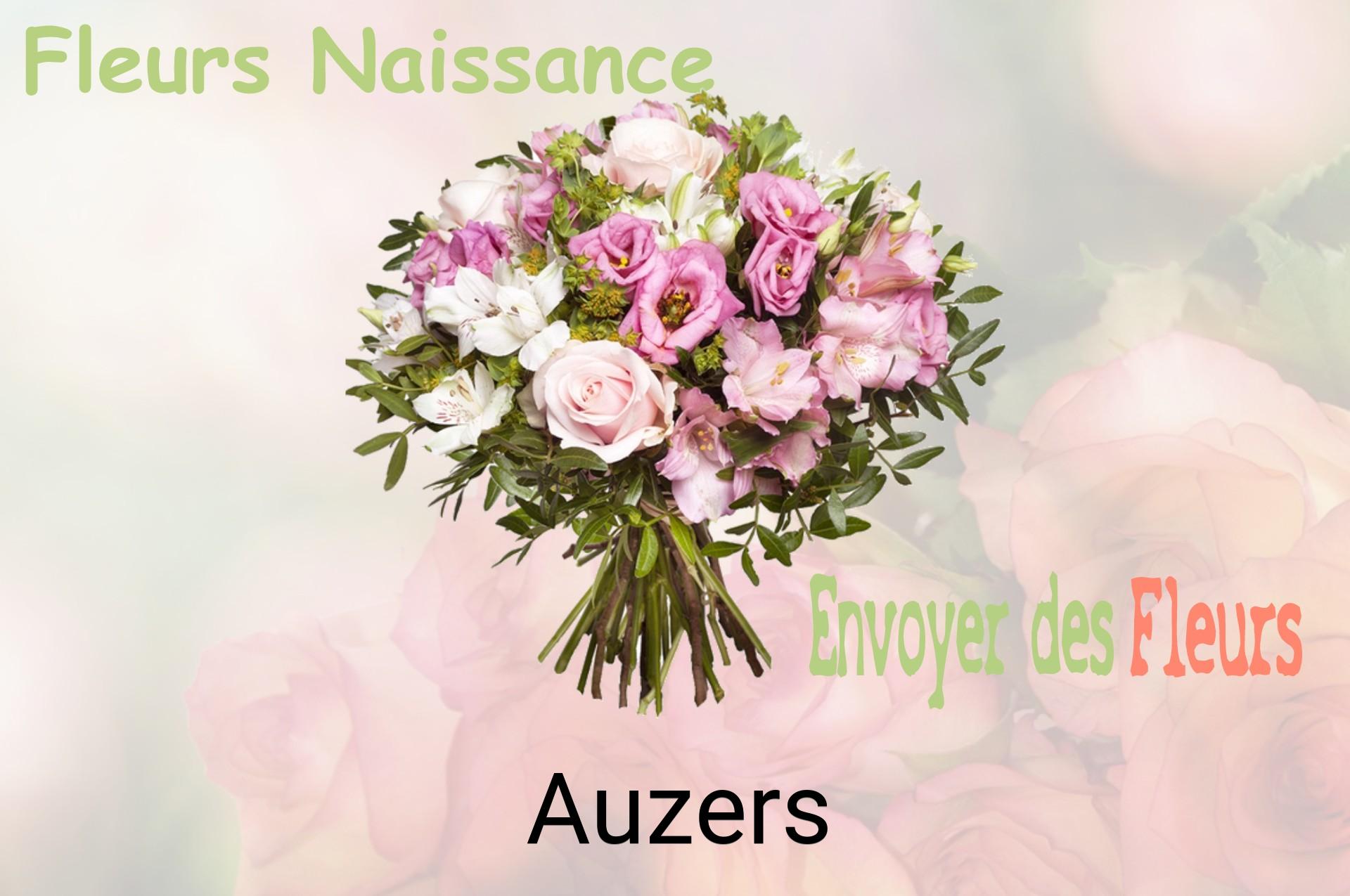 Bouquet de fleurs de naissance livré à Auzers